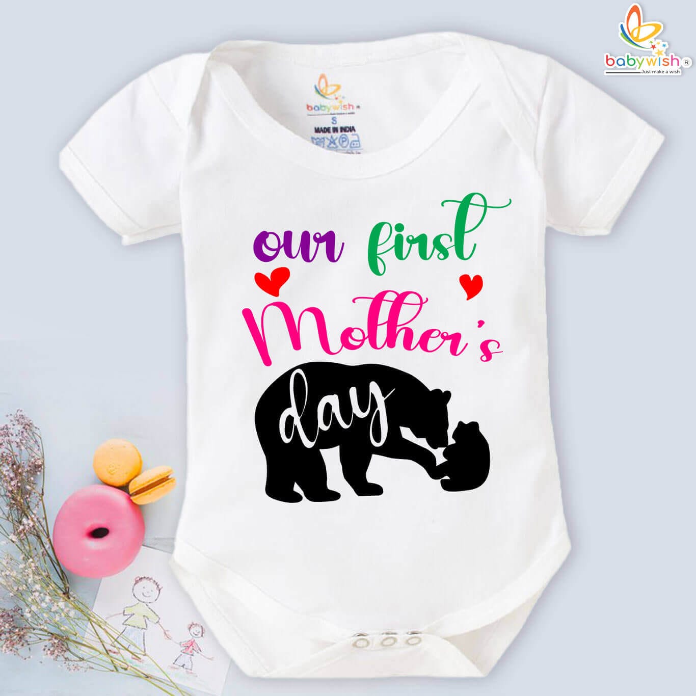 Our first mothers day romper an tshirt