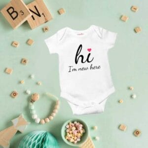 Baby Newborn Bodysuits romper Half Sleeve Envelope Neck Onesies Outfit