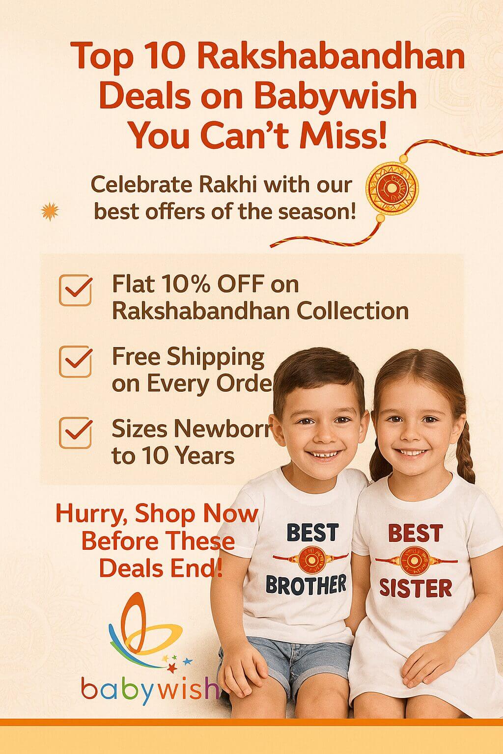 Celebrate Rakhi 2025 with the Cutest Festival Deals ✨