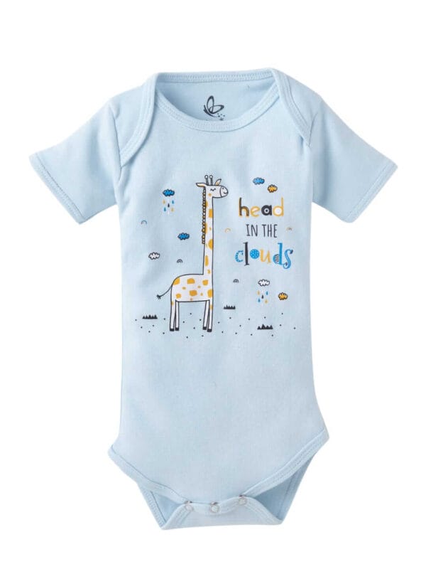 Baby Boy's and Baby Girl’s Bodysuits Cotton Half Sleeve Rompers Gift for Infants - Set of 3 - Image 2