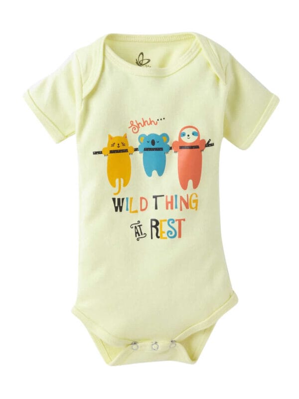 Baby Boy's and Baby Girl’s Bodysuits Cotton Half Sleeve Rompers Gift for Infants - Set of 3 - Image 6