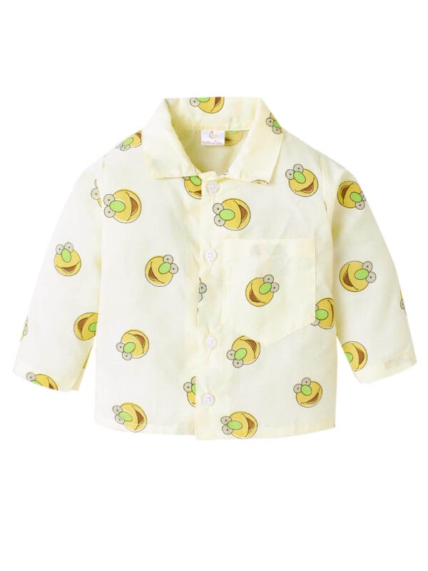 Kids Lemon Sleepsuit for Boys and Girls Topwear and Pajamas Set - Image 2