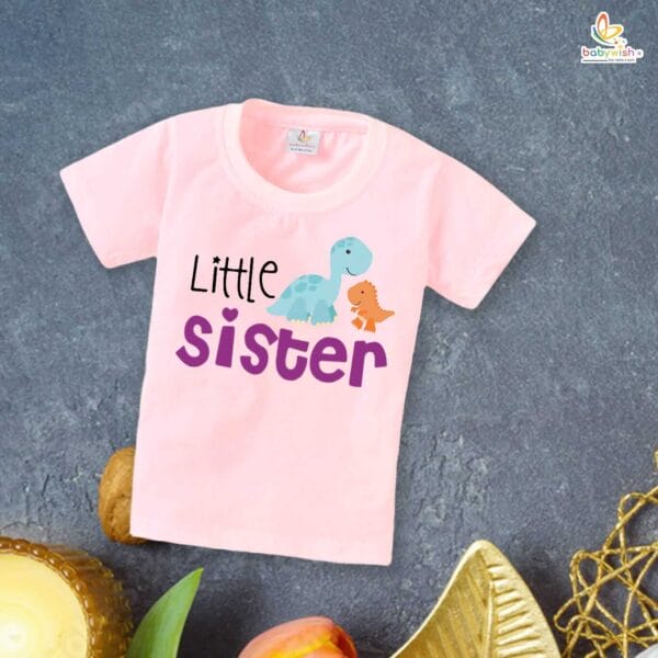 Babywish Rakshabandhan T-Shirt Brother Sister Matching dress Rakshabandhan gift for Rakhi Tee - Image 4