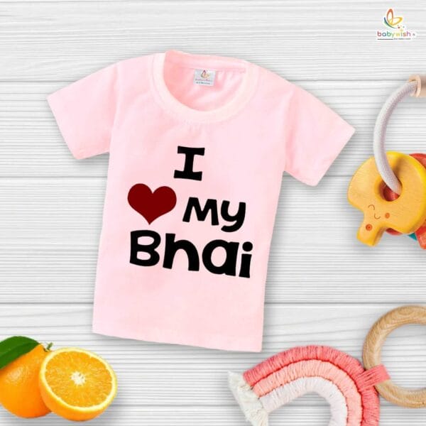 Babywish Rakshabandhan T-Shirt Brother Sister Matching dress Rakshabandhan gift for Rakhi Tee - Image 2