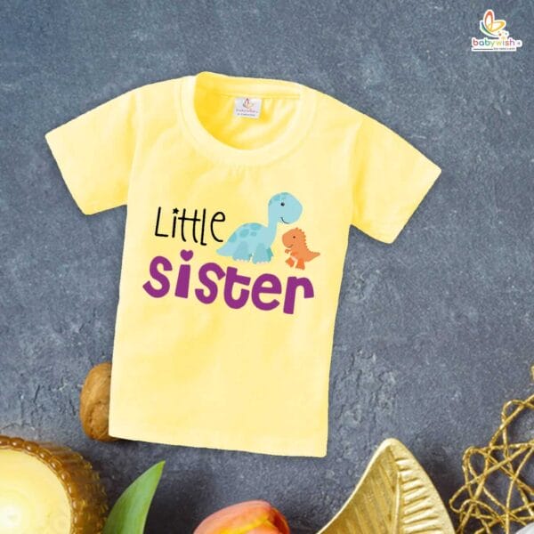 Babywish Rakshabandhan T-Shirt Brother Sister Matching dress Rakshabandhan gift for Rakhi Tee - Image 3