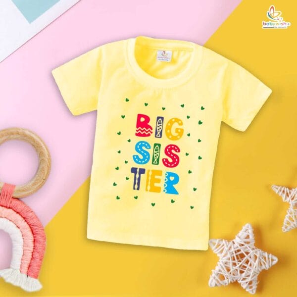 Babywish Rakshabandhan T-Shirt Brother Sister Matching dress Rakshabandhan gift for Rakhi Tee - Image 2