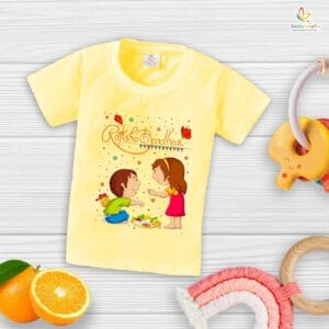 Babywish Rakshabandhan T-Shirt Brother Sister Matching dress Rakshabandhan gift for Rakhi Tee