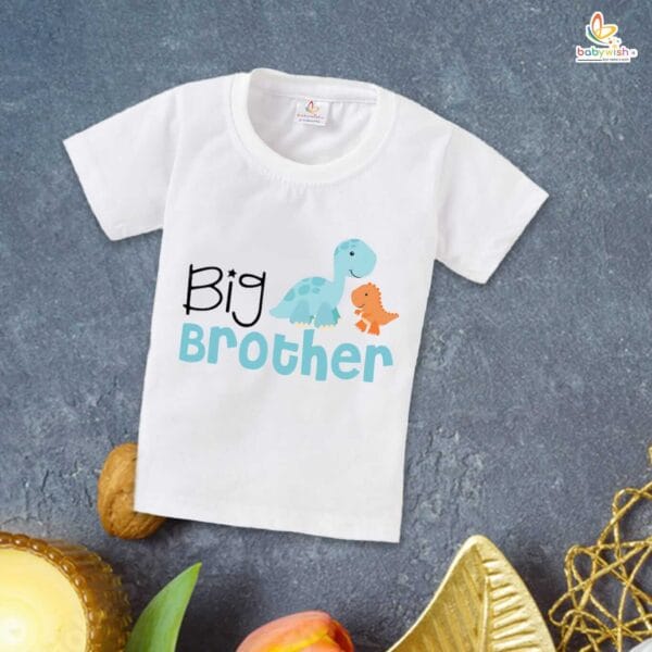 Babywish Rakshabandhan T-Shirt Brother Sister Matching dress Rakshabandhan gift for Rakhi Tee - Image 2