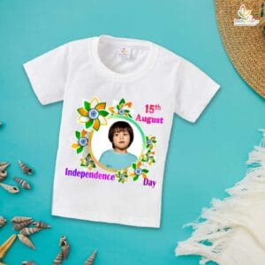 Babywish Independence Day T-Shirt for Boys and Girls 15th August T-Shirts HAPPY INDEPENDENCE DAY