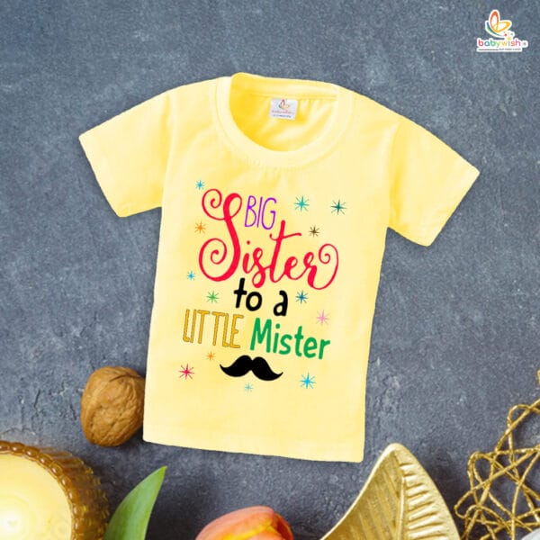 Rakshabandhan Matching T-Shirt for Baby Brother and Sister | White Infant Rakhi Dress Gift Set | Rakhi Outfit for Kids | Babywish
