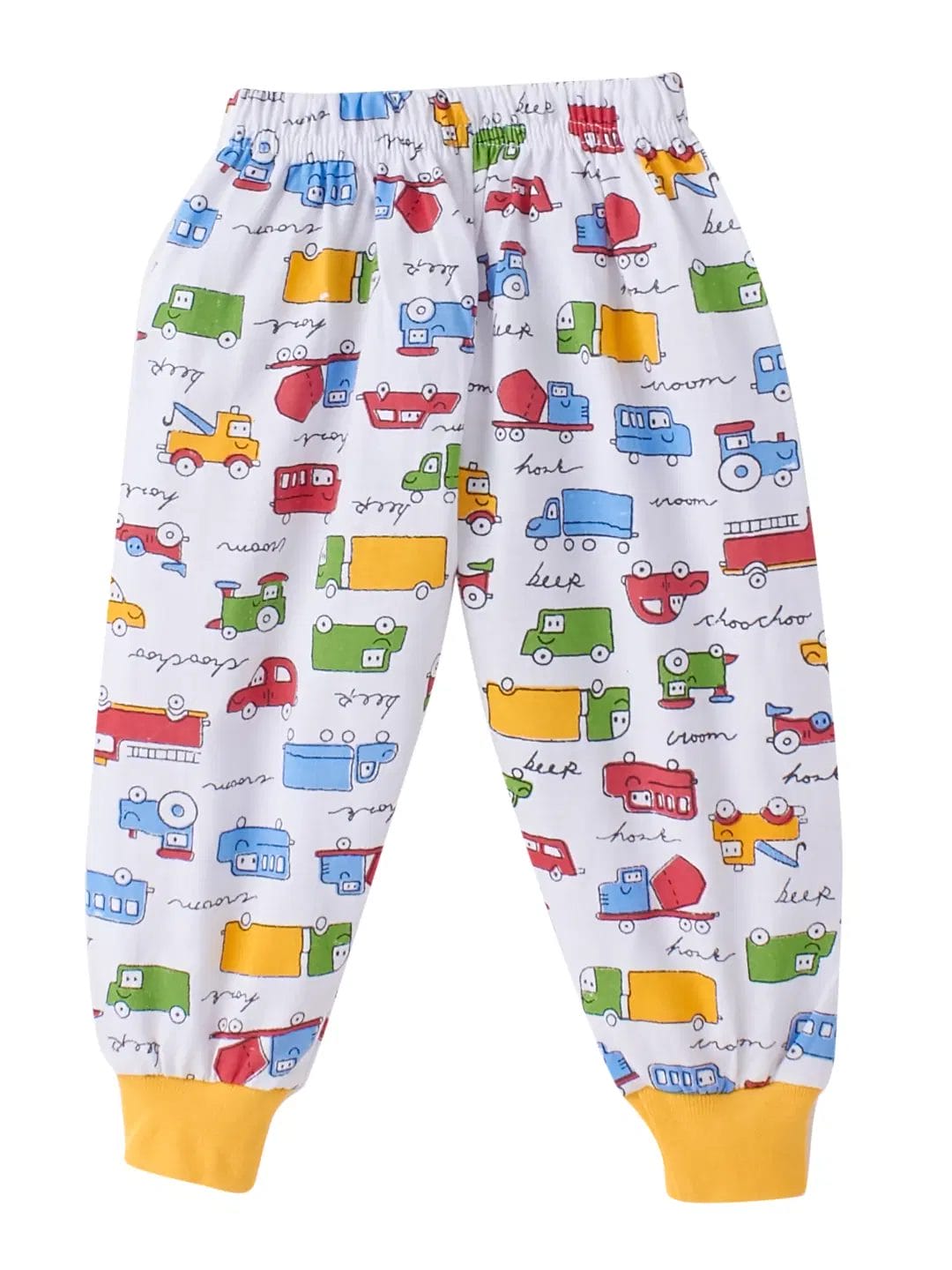 Theme Car Baby Cotton Pants Soft & Stretchy Bottoms | Babywish