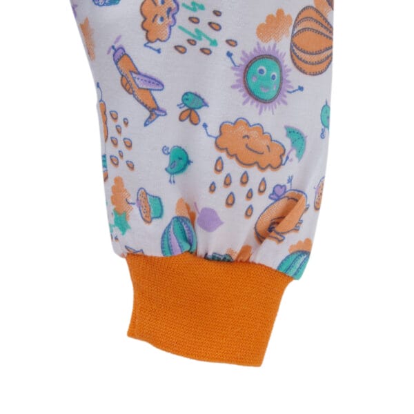 Cartoon Print Cotton Pajama for Babies