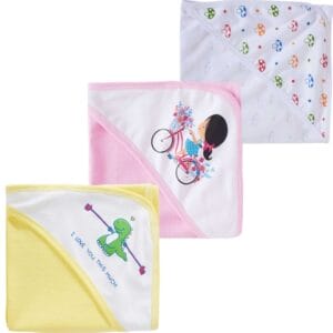 Baby hooded towels for new born Combo Multicolor Bath Towel for Boys and Girls Infants kids towel