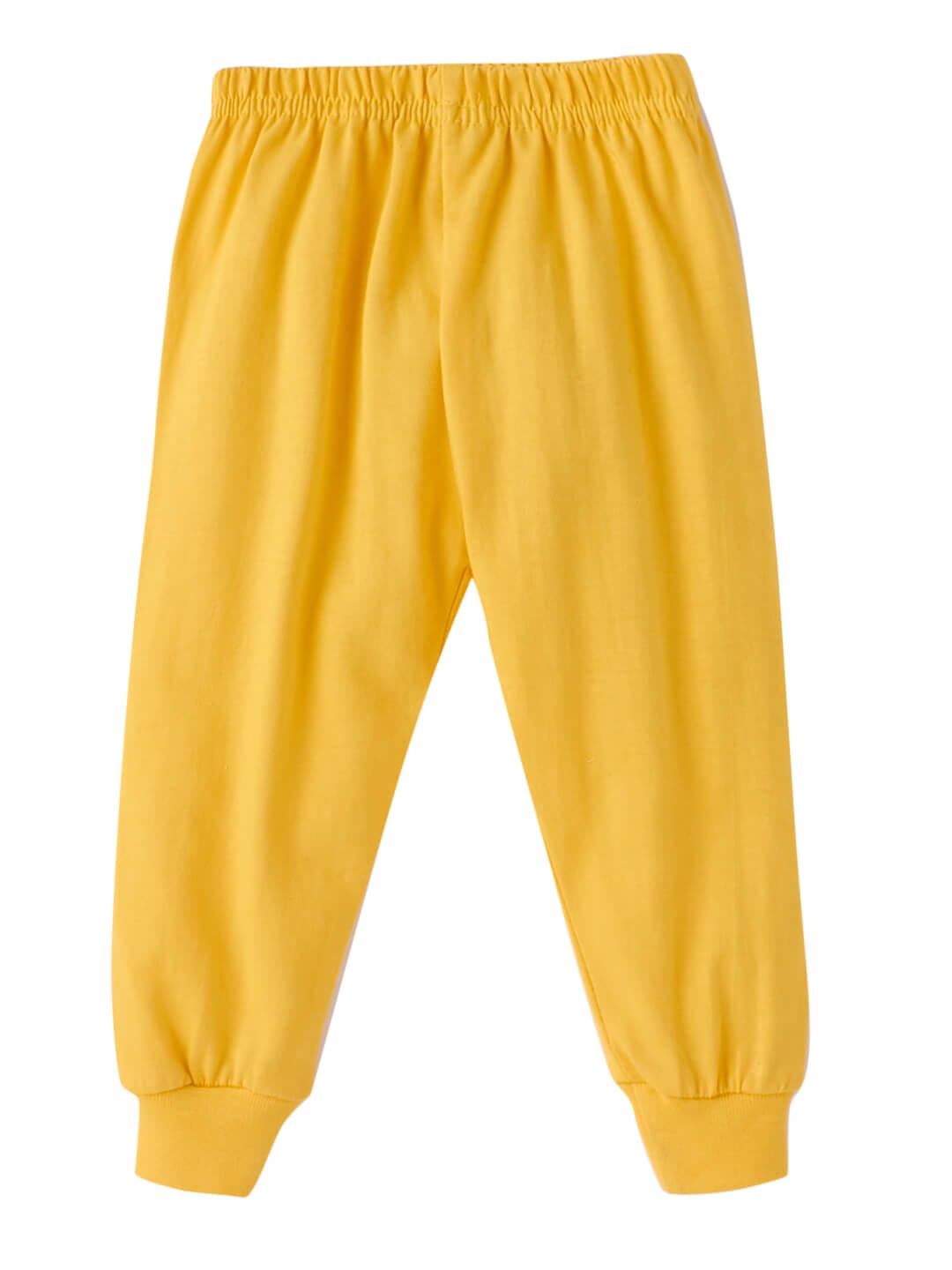 Bright Yellow Cotton Baby Pants with Elastic Waist – Babywish