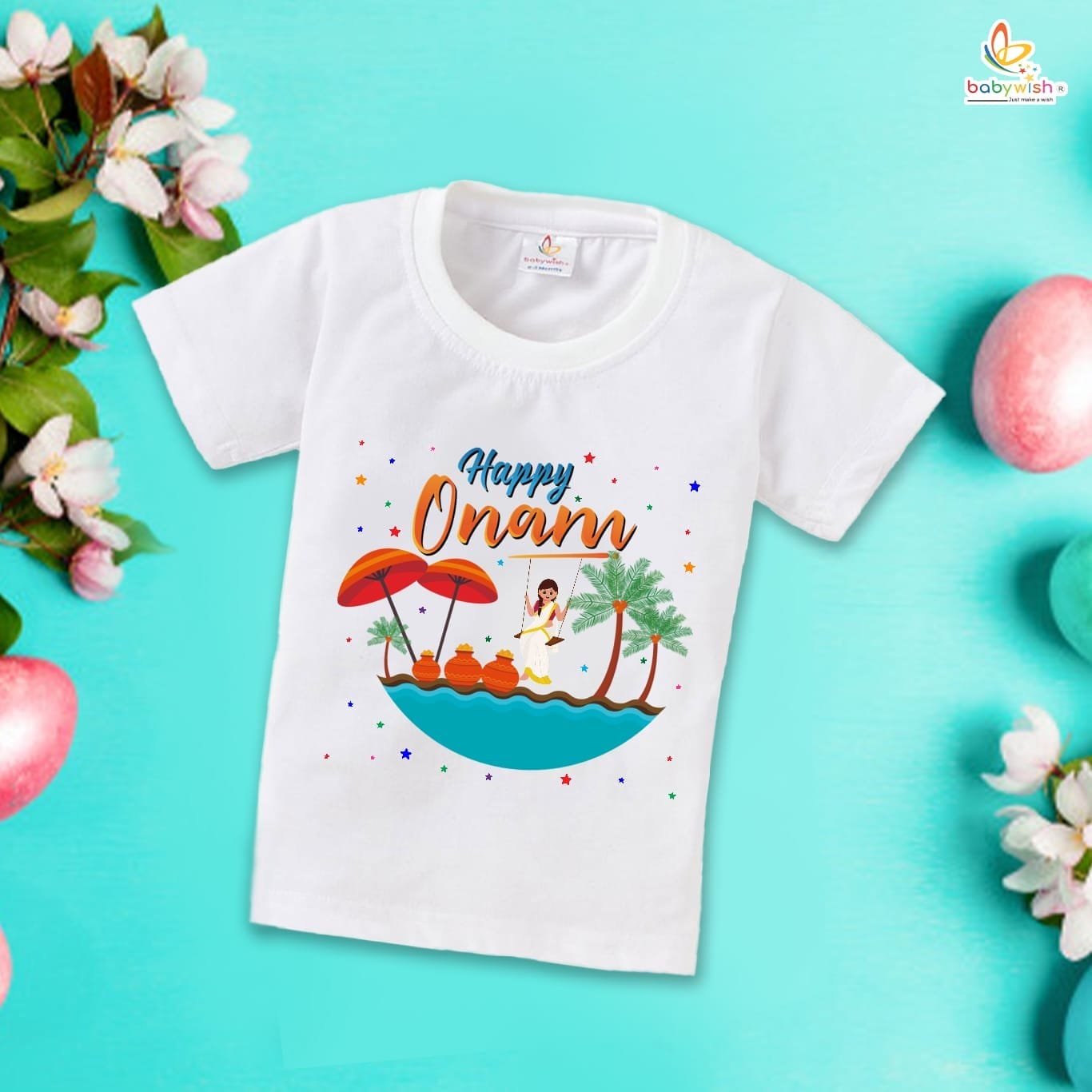 Babywish Onam Festivals Boys and Girls T-Shirt Onam T-Shirts Half Sleeve