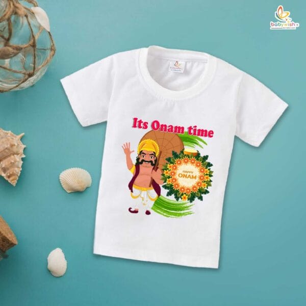Babywish Onam Festivals Boys and Girls T-Shirt  Onam T-Shirts Half Sleeve - Image 2