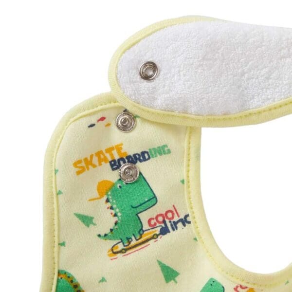 Bibs for Baby, 3-Layers Waterproof Baby Bib Food Catcher with Pocket Bibs - Image 4