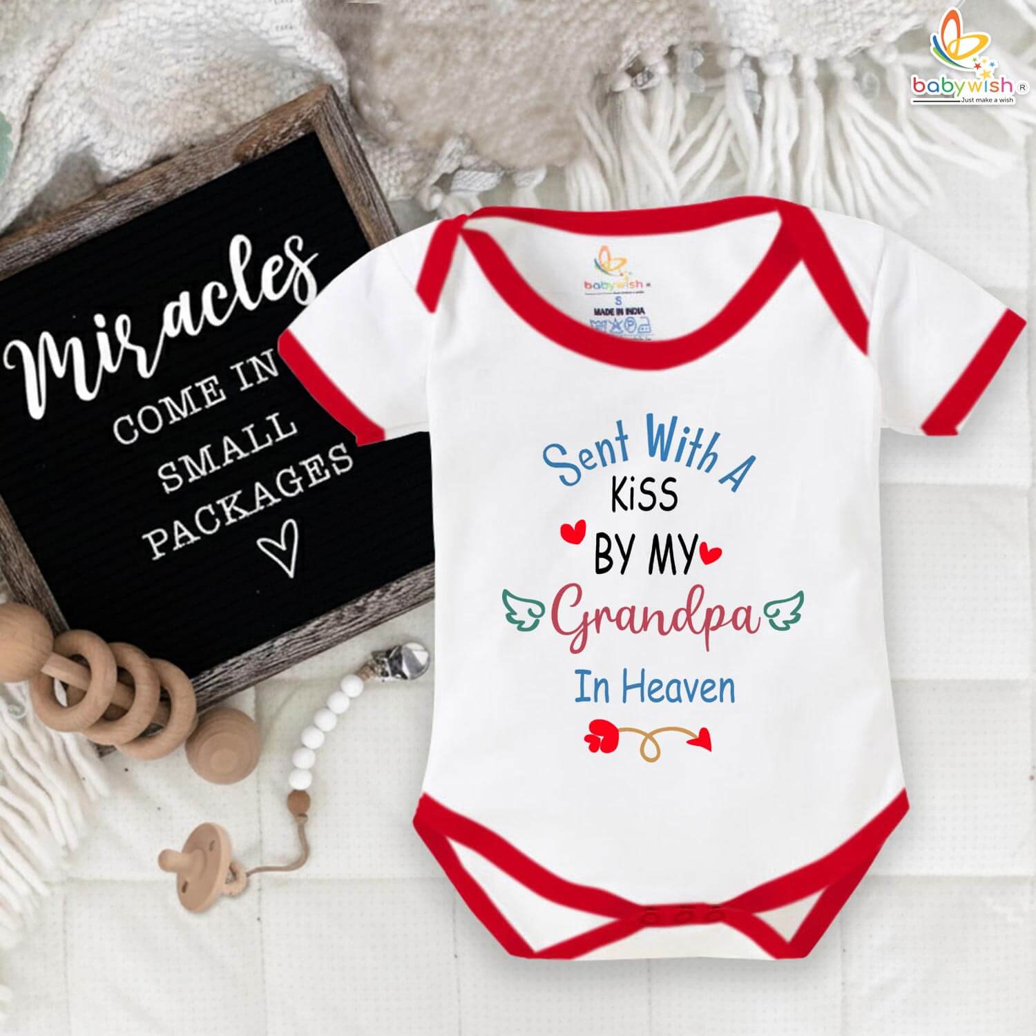 Custom Baby Pregnancy Announcement Romper | Cute Baby Reveal Outfit for Newborn Girl or Boy | Babywish