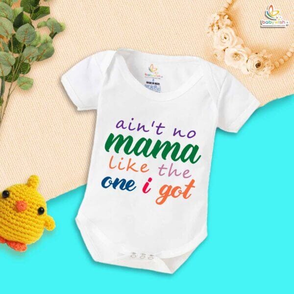 Ain’t No Mama Like the One I Got – Cute Mama & Maami Romper for Babies | Adorable Baby Bodysuit for Mother & Aunt | Babywish - Image 5