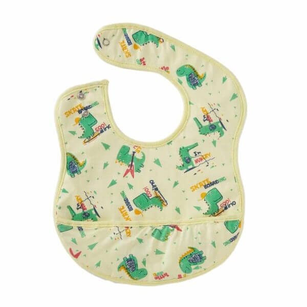 Bibs for Baby, 3-Layers Waterproof Baby Bib Food Catcher with Pocket Bibs - Image 6
