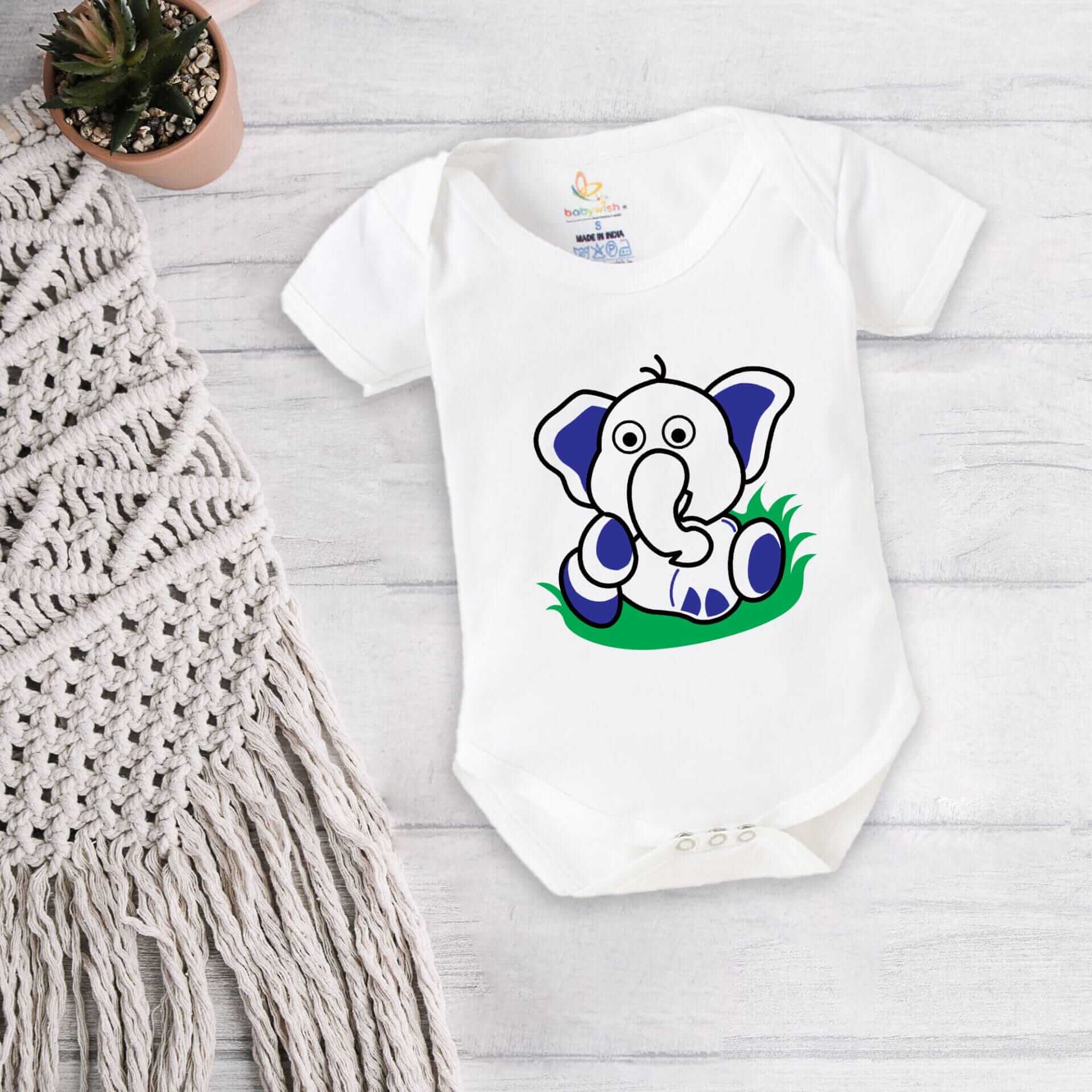 Baby Bodysuits Newborn Romper Set | Soft Cotton Infant Jumpsuit Clothes | Unisex Half Sleeve Onesies for Baby Boys & Girls Daily Wear