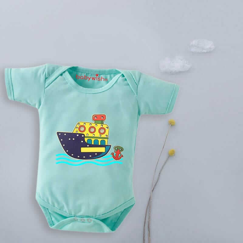Baby Bodysuits Newborn Romper Cotton Set | Unisex Infant Onesies Half Sleeve | Soft Comfortable Baby Clothes for Boys & Girls | Daily Wear Newborn Outfit