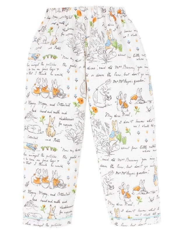 Kids Sleepsuit for Baby Boy’s and Girl’s Topwear and Pajamas Set Long Sleeve Sleepwear Baby Clothing Sets - Blue Rabbit Quotes - Image 5