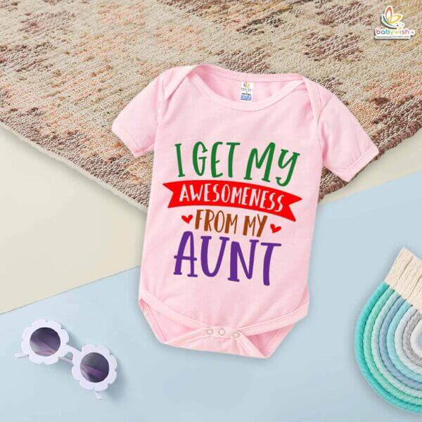 I Get My Aunt – Maasi Romper & Bodysuit for Babies | Cute Baby Clothes for Maasi | Babywish - Image 4