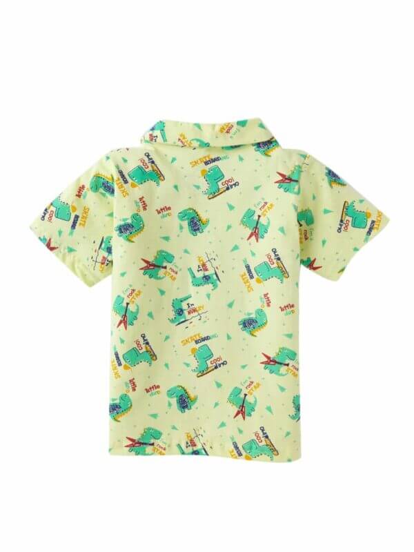 Kids Sleepsuit for Baby Boy’s and Girl’s Topwear and Pajamas Set Long Sleeve Sleepwear Baby Clothing Sets - Dino Theme - Image 3