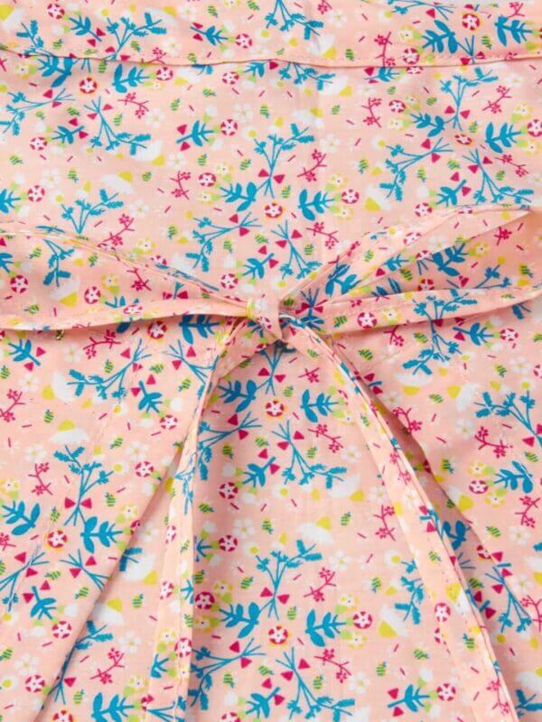 Nursing covers for Mother Breathable feeding cover for Breastfeeding 360° Coverage Protection Cover - Pink Flower Island - Image 5