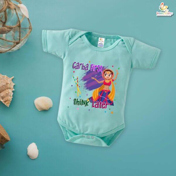 Babywish Baby Navratri Romper Bodysuit My First Dussehra Garba Dance in Navratri - Image 4