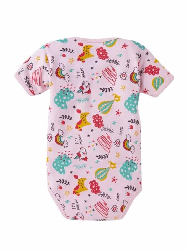 Baby Boy's and Baby Girl’s Bodysuits Cotton Half Sleeve Rompers Gift for Infants - Set of 3 - Image 6