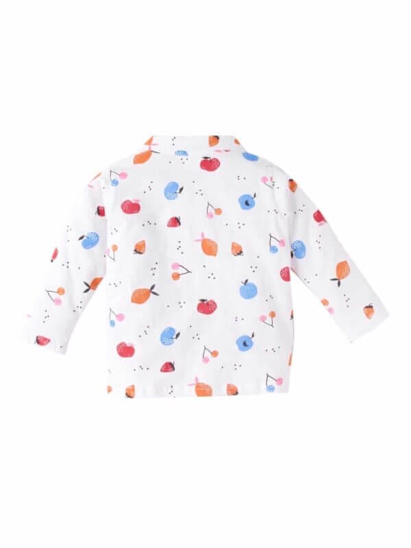 Kids Sleepsuit for Baby Boy’s and Girl’s Topwear and Pajamas Set Long Sleeve Sleepwear Baby Clothing Sets - Fruit Island - Image 3