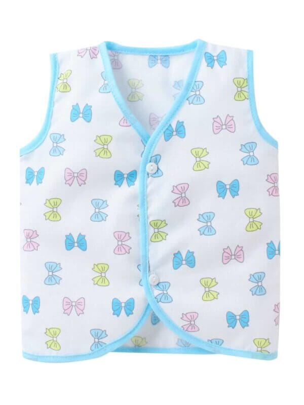Babywish Baby Girl Cotton Frock Newborn Girl Knee Length Sleeveless Dress Printed - Image 2