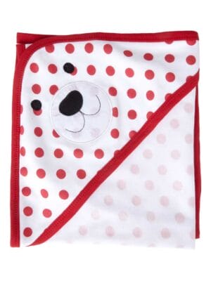 Baby Flannel hooded towels for new born Polka Dot Printed Bath Towel for Boys and Girls Infants kids towel