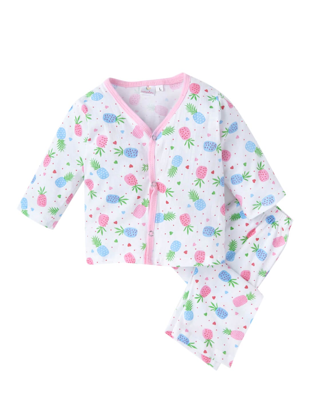 Soft Cotton Baby Jhabla Set for 1-2 Year Olds with Colorful Prints – Babywish