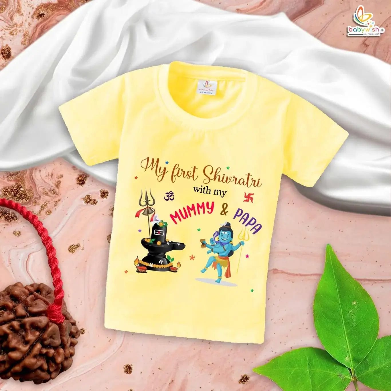 Special Mahashivratri T-shirt for baby’s first festival with family