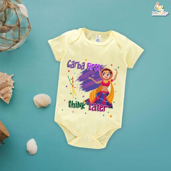 Babywish Baby Navratri Romper Bodysuit My First Dussehra Garba Dance in Navratri - Image 2