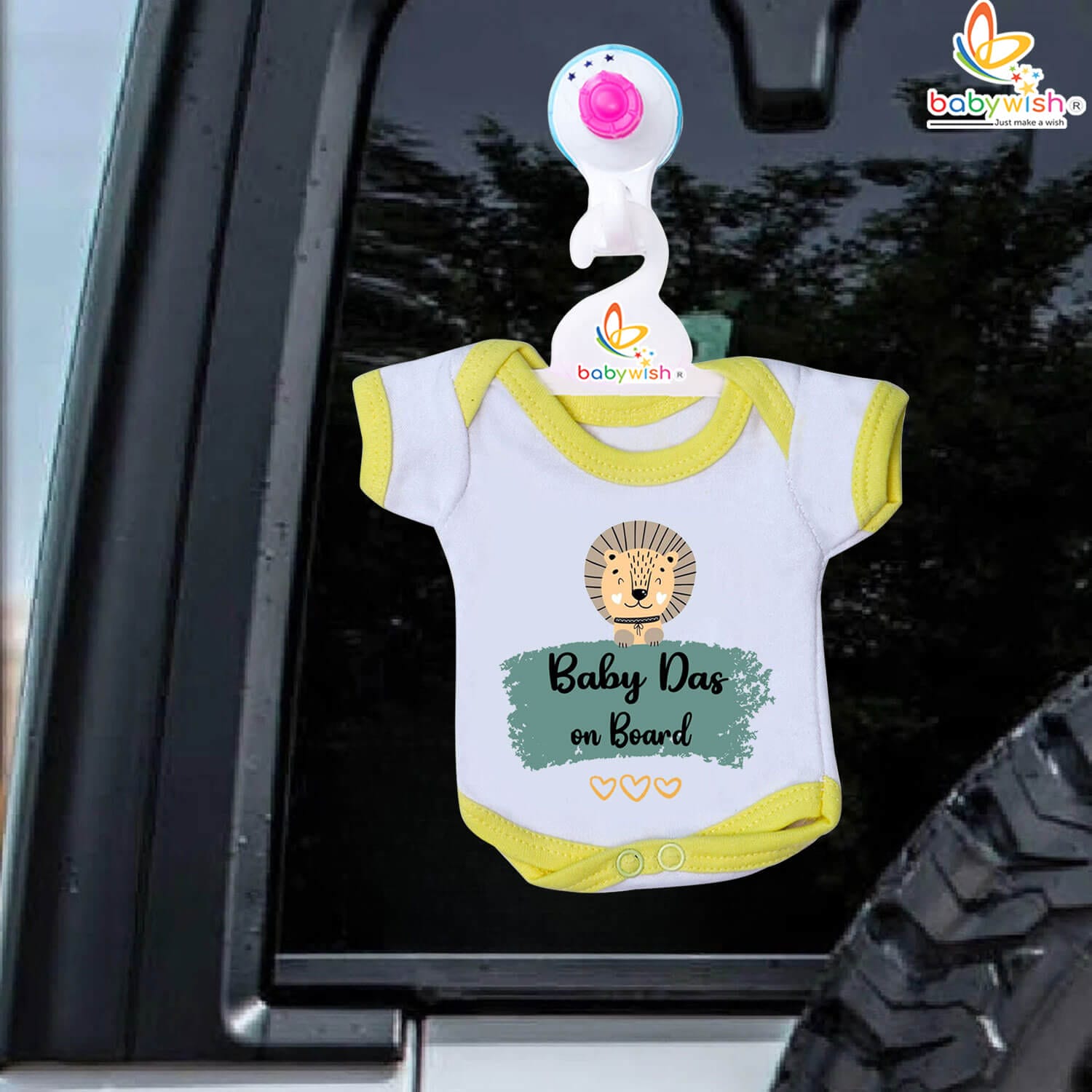 Stylish Baby On Board Romper for Car Safety | Comfortable & Soft Babywear for Travel | Perfect Gift Idea for Parents | Babywish