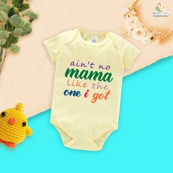 Ain’t No Mama Like the One I Got – Cute Mama & Maami Romper for Babies | Adorable Baby Bodysuit for Mother & Aunt | Babywish - Image 3