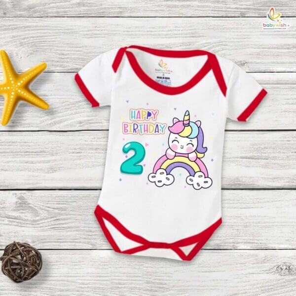 Two month unisex baby romper half sleeve round neck onesie - Image 5