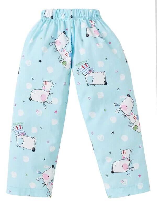 Kids Sleepsuit for Baby Boy’s and Girl’s Topwear and Pajamas Set Long Sleeve Sleepwear Baby Clothing Sets - Blue Cow Theme - Image 5