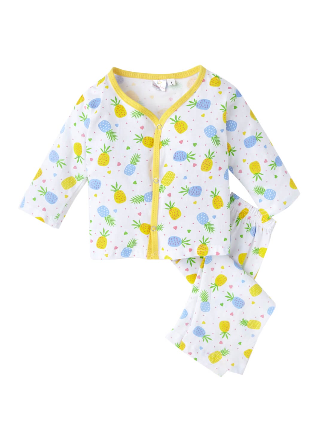 Soft Cotton Baby Jhabla Set for 1-2 Year Olds with Colorful Prints – Babywish