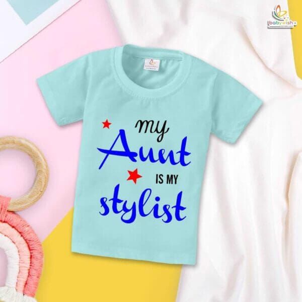 My Stylist Aunties – Maasi T-shirt for Babies & Toddlers | Cute Baby Clothes for Maasi | Babywish - Image 2
