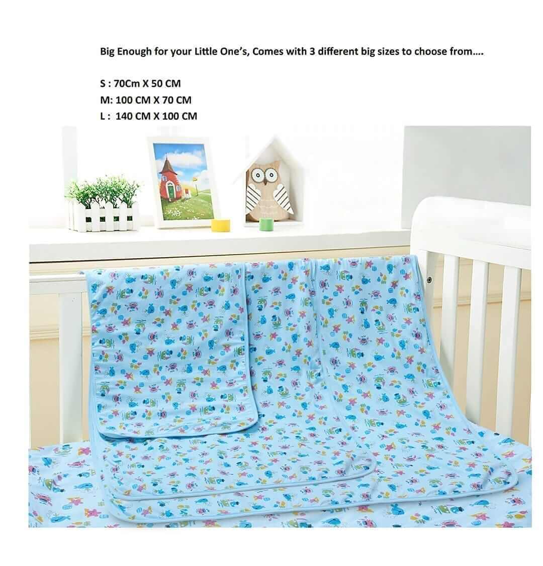 Baby Waterproof Bed Mattress Protector Drysheet for Baby | Soft, Breathable, Waterproof Crib Bed Sheet Protector for Newborns and Toddlers | Hypoallergenic, Easy Wash