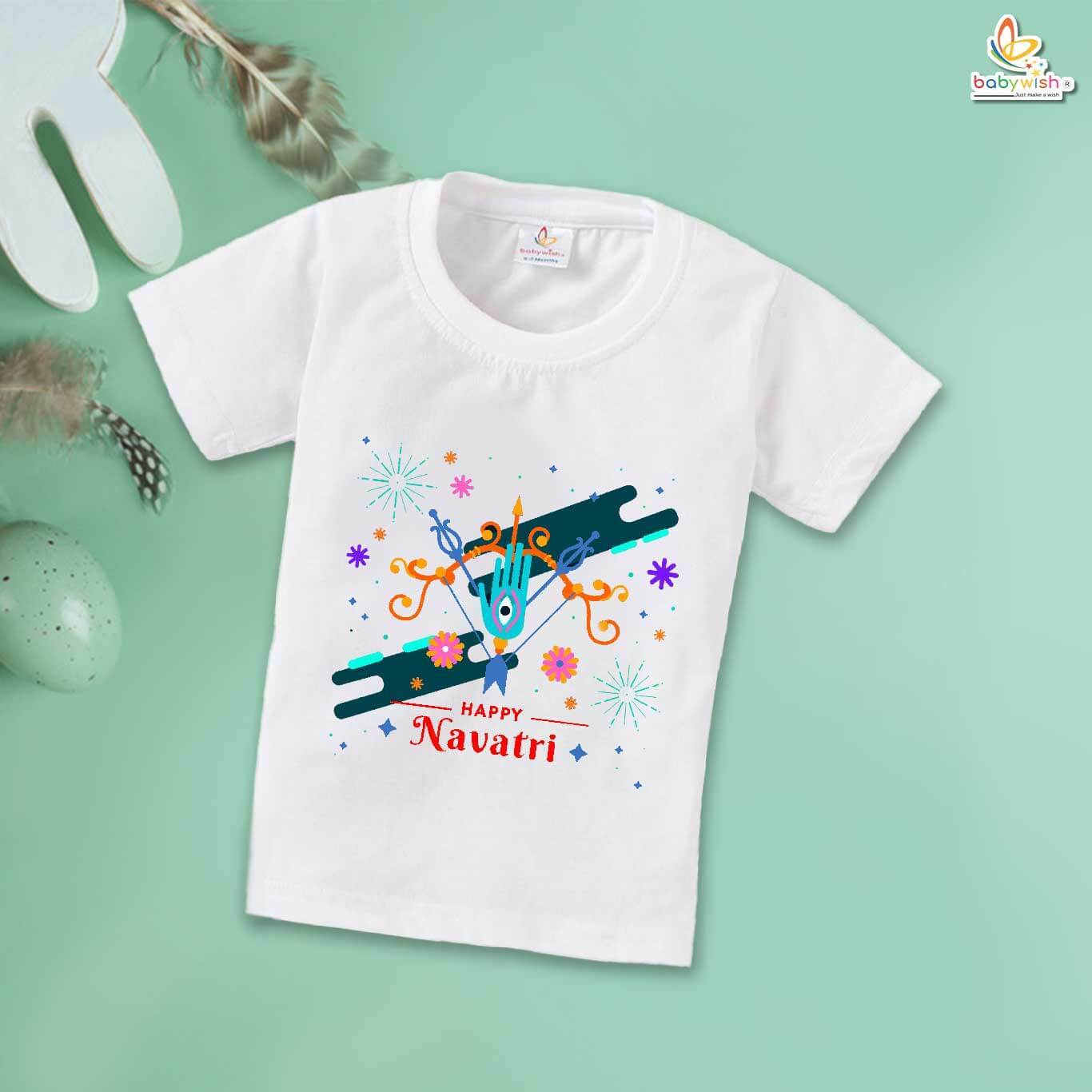 Babywish Baby Navratri T-shirt My First Dussehra Happy Navratri