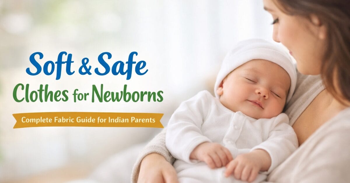 How to Choose Soft & Safe Clothes for Newborn Babies (Complete Fabric Guide for Indian Parents)