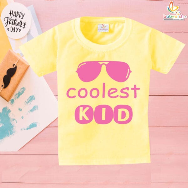 Coolest Kid Fathers Day Gift TShirt for Boys & Girls | Babywish - Image 4