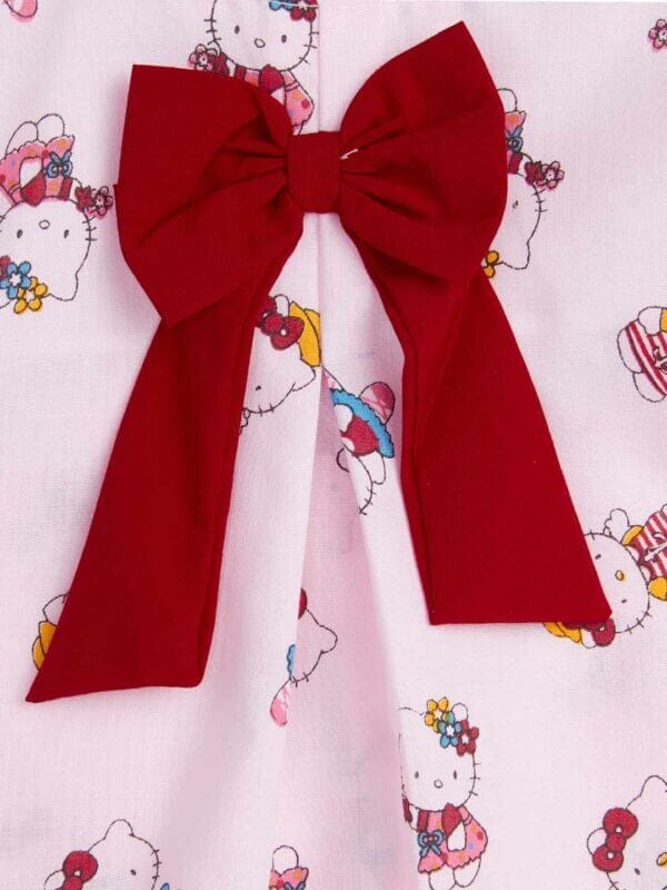 Babywish Baby Girl Cotton Frock Newborn Girl Knee Length Sleeveless Dress Doll Theme Printed - Image 7