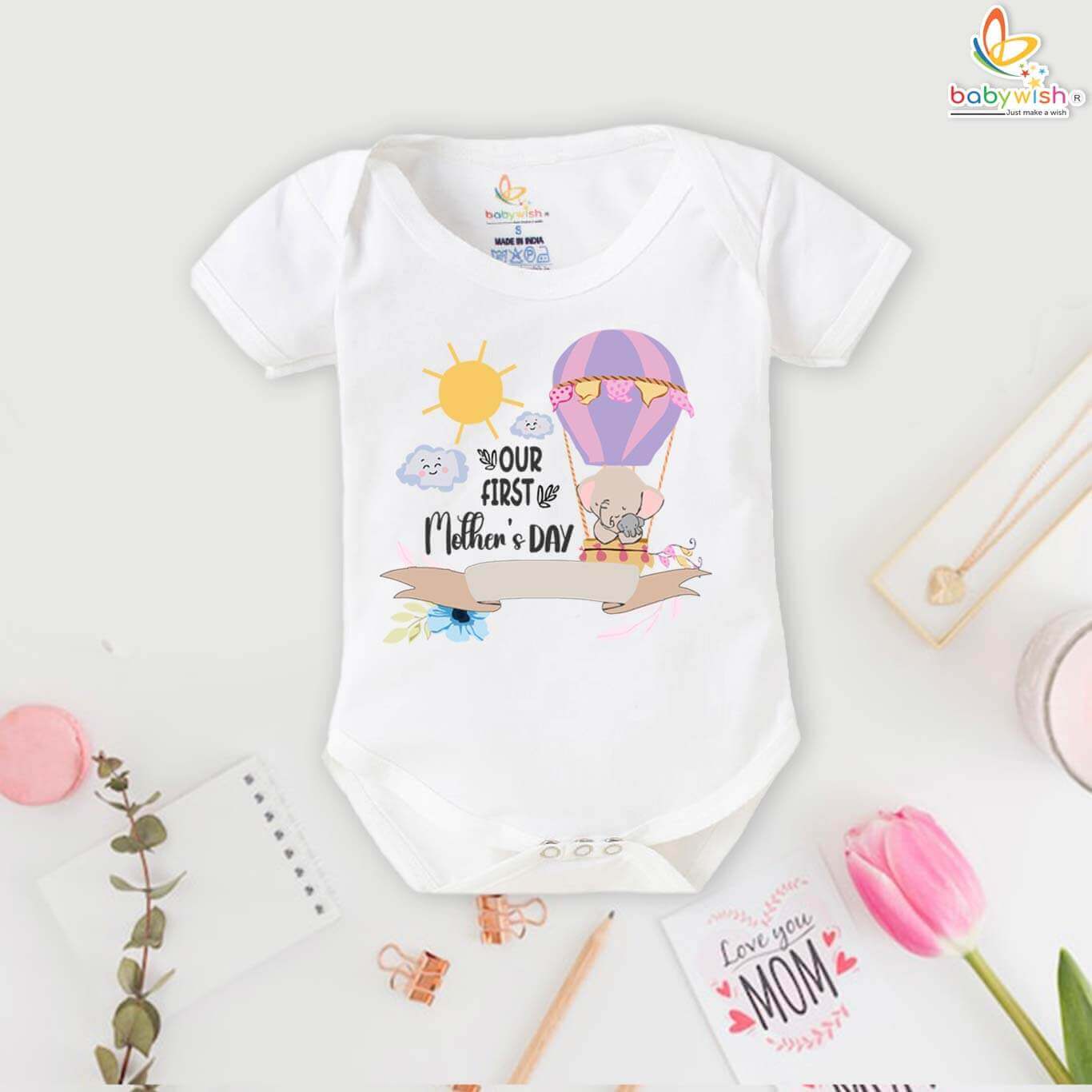 First mothers day romper for baby